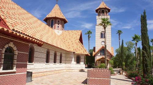 В монастыре